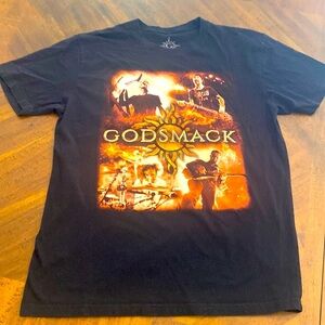 Godsmack US Fall Tour 2019 graphic band shirt men size large black